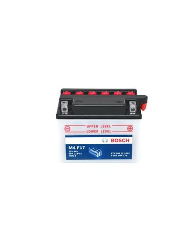 BOSCH M4 - moto 12V 4Ah 50A - Borna Normala (dreapta +) BOSCH M4 - moto 12V 4Ah 50A - Borna Normala (dreapta +)