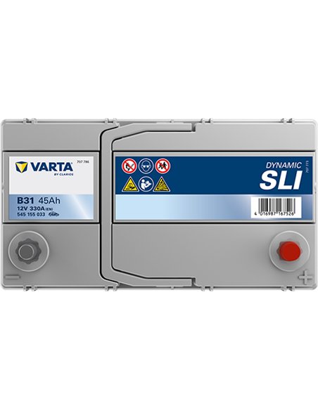 VARTA DYNAMIC SLI B31 12V 45Ah 330A VARTA DYNAMIC SLI B31 12V 45Ah 330A