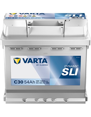 VARTA DYNAMIC SLI C30 12V 54Ah 530A VARTA DYNAMIC SLI C30 12V 54Ah 530A