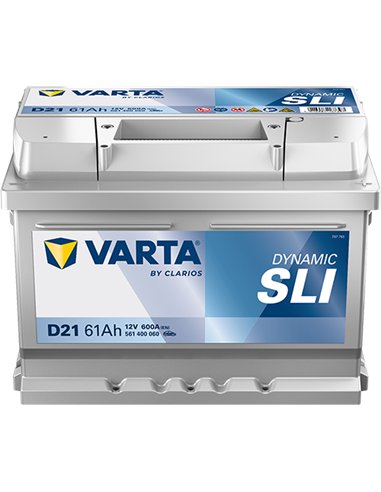 VARTA DYNAMIC SLI D21 12V 61Ah 600A