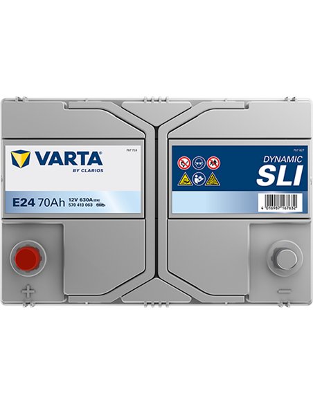 VARTA DYNAMIC SLI E24 12V 70Ah 630A