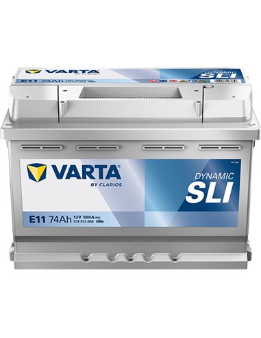 VARTA DYNAMIC SLI E11 12V 74Ah 680A VARTA DYNAMIC SLI E11 12V 74Ah 680A