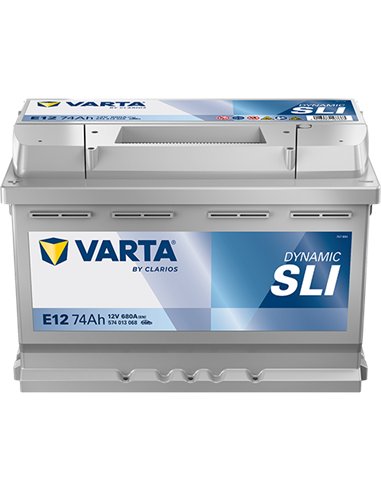 VARTA DYNAMIC SLI E12 12V 74Ah 680A