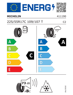MICHELIN AGILIS CROSSCLIMATE 225/55 R17C 109/107T 2