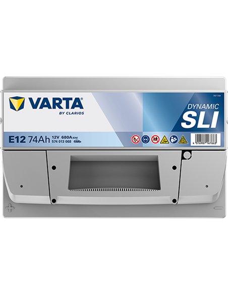 VARTA DYNAMIC SLI E12 12V 74Ah 680A