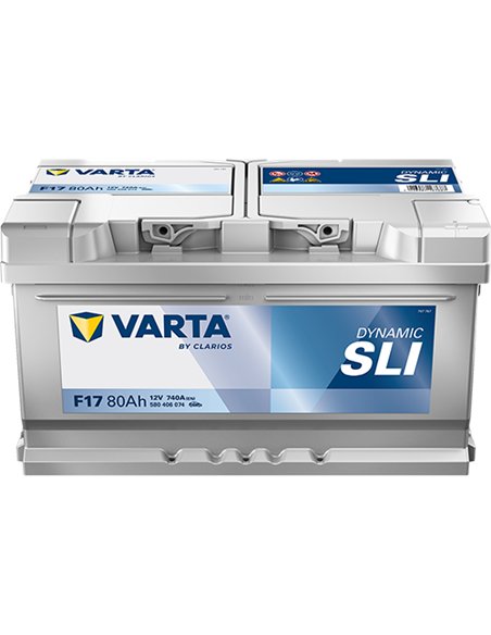 VARTA DYNAMIC SLI F17 12V 80Ah 740A VARTA DYNAMIC SLI F17 12V 80Ah 740A
