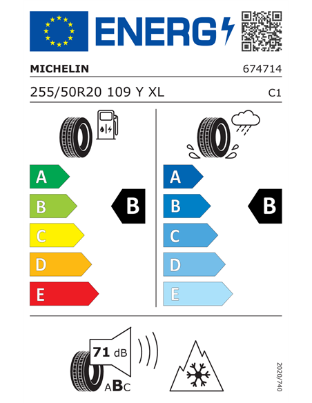 MICHELIN CROSSCLIMATE 2 SUV 255/50 R20 109Y XL