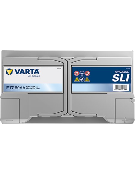 VARTA DYNAMIC SLI F17 12V 80Ah 740A VARTA DYNAMIC SLI F17 12V 80Ah 740A