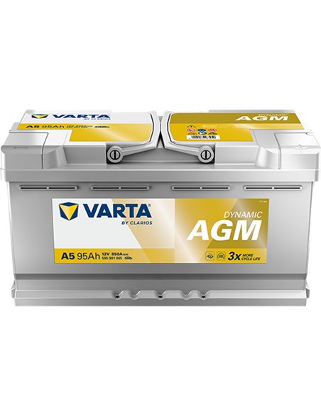 VARTA DYNAMIC AGM START-STOP A5 12V 95Ah 850A