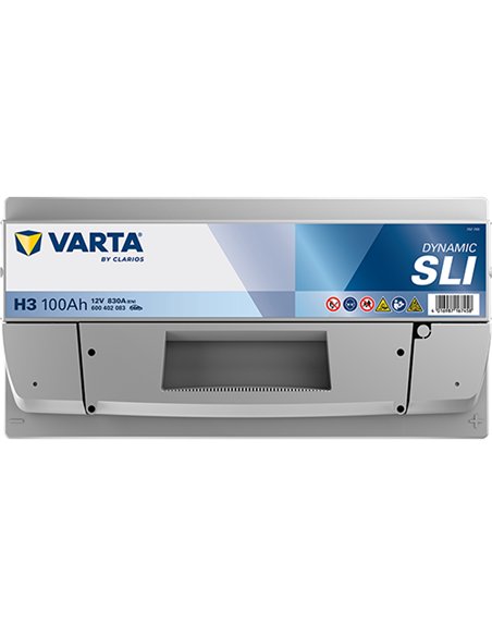VARTA DYNAMIC SLI H3 12V 100Ah 830A VARTA DYNAMIC SLI H3 12V 100Ah 830A
