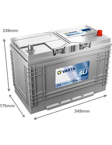 VARTA PROMOTIVE SLI I18 12V 110Ah 760A VARTA PROMOTIVE SLI I18 12V 110Ah 760A