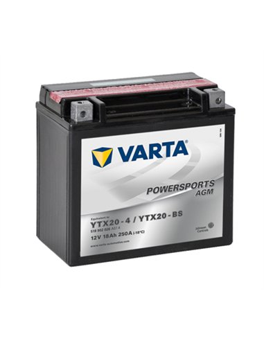 VARTA POWERSPORTS AGM START-STOP 12V 18Ah 250A - Borna Inversa (stanga +)