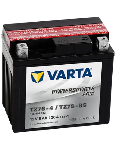 VARTA POWERSPORTS AGM 12V 5Ah 120A VARTA POWERSPORTS AGM 12V 5Ah 120A