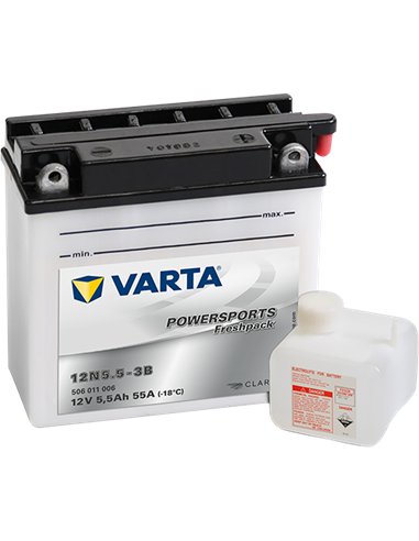 VARTA POWERSPORTS Freshpack 12V 6Ah 55A VARTA POWERSPORTS Freshpack 12V 6Ah 55A