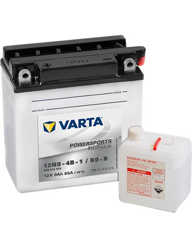 VARTA POWERSPORTS Freshpack 12V 9Ah 85A VARTA POWERSPORTS Freshpack 12V 9Ah 85A
