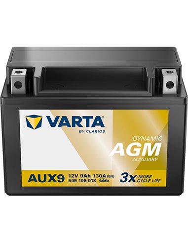 VARTA DYNAMIC AUX 12V 9Ah 130A VARTA DYNAMIC AUX 12V 9Ah 130A