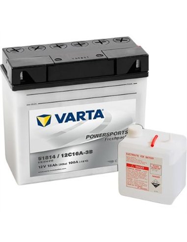 VARTA POWERSPORTS Freshpack 12V 18Ah 100A VARTA POWERSPORTS Freshpack 12V 18Ah 100A