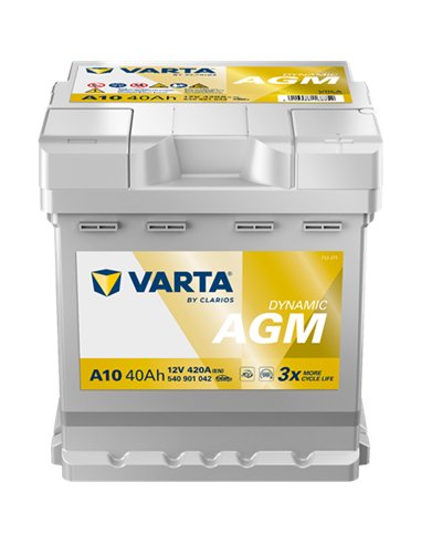 VARTA DYNAMIC AGM A10 12V 40Ah 420A VARTA DYNAMIC AGM A10 12V 40Ah 420A