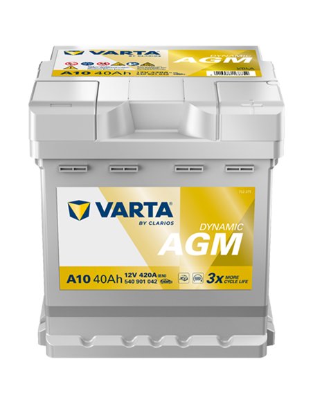 VARTA DYNAMIC AGM A10 12V 40Ah 420A VARTA DYNAMIC AGM A10 12V 40Ah 420A