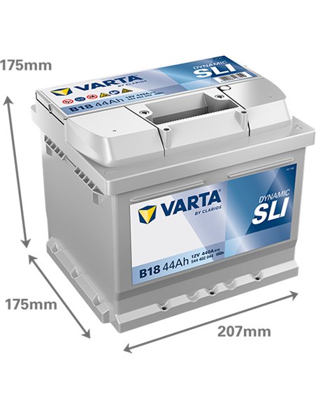 VARTA DYNAMIC SLI B18 12V 44Ah 440A