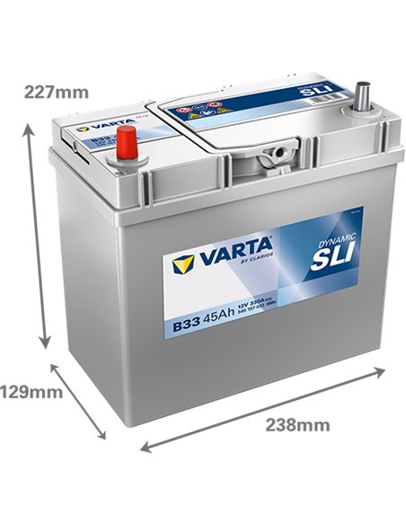 VARTA DYNAMIC SLI B33 12V 45Ah 330A