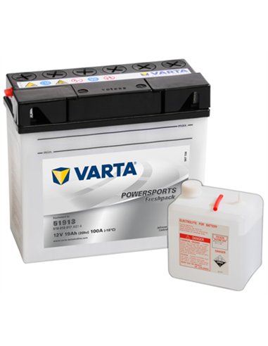 VARTA POWERSPORTS Freshpack 12V 19Ah 100A - Borna Normala (dreapta +)