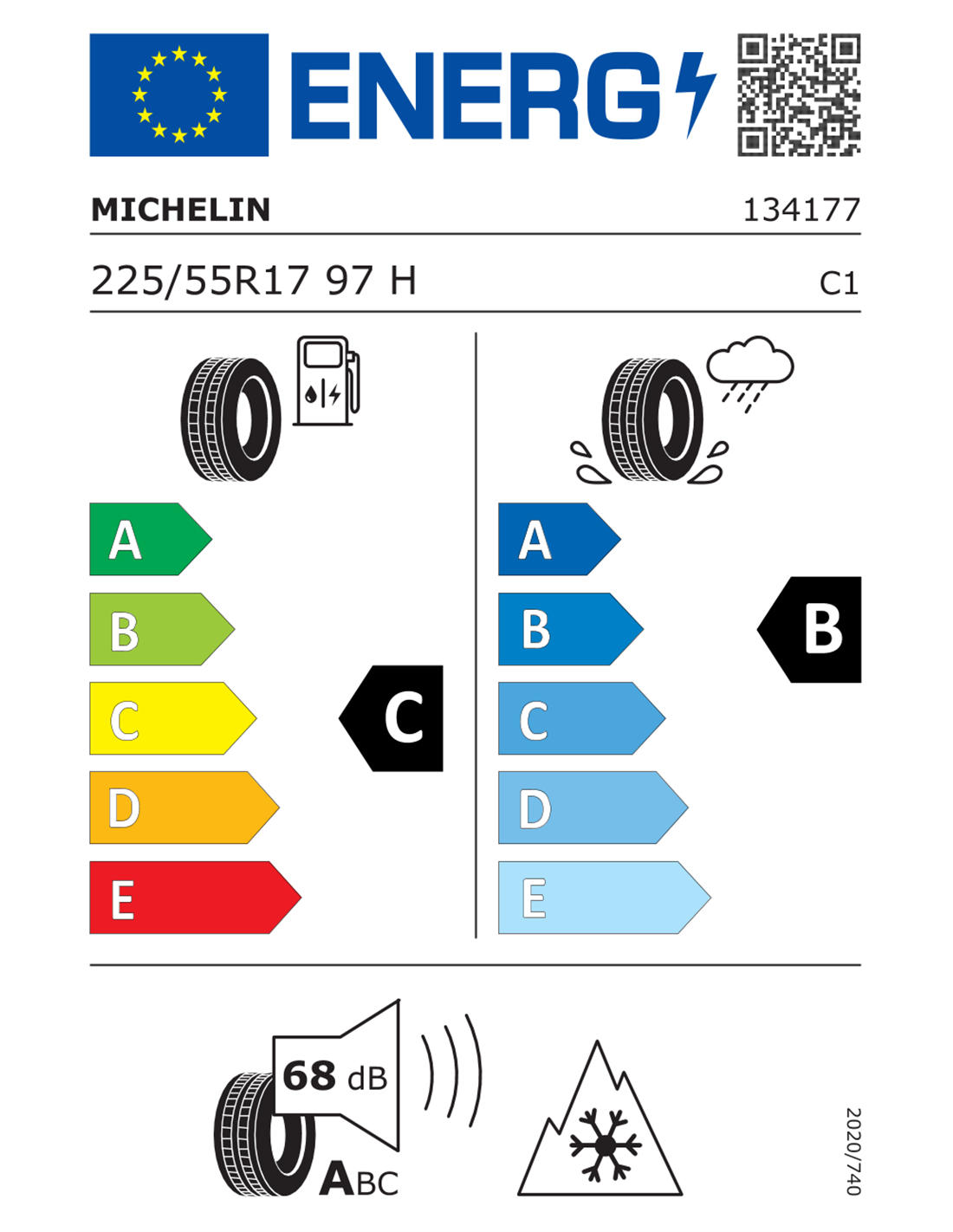 MICHELIN ALPIN 5 MO * 225/55 R17 97H