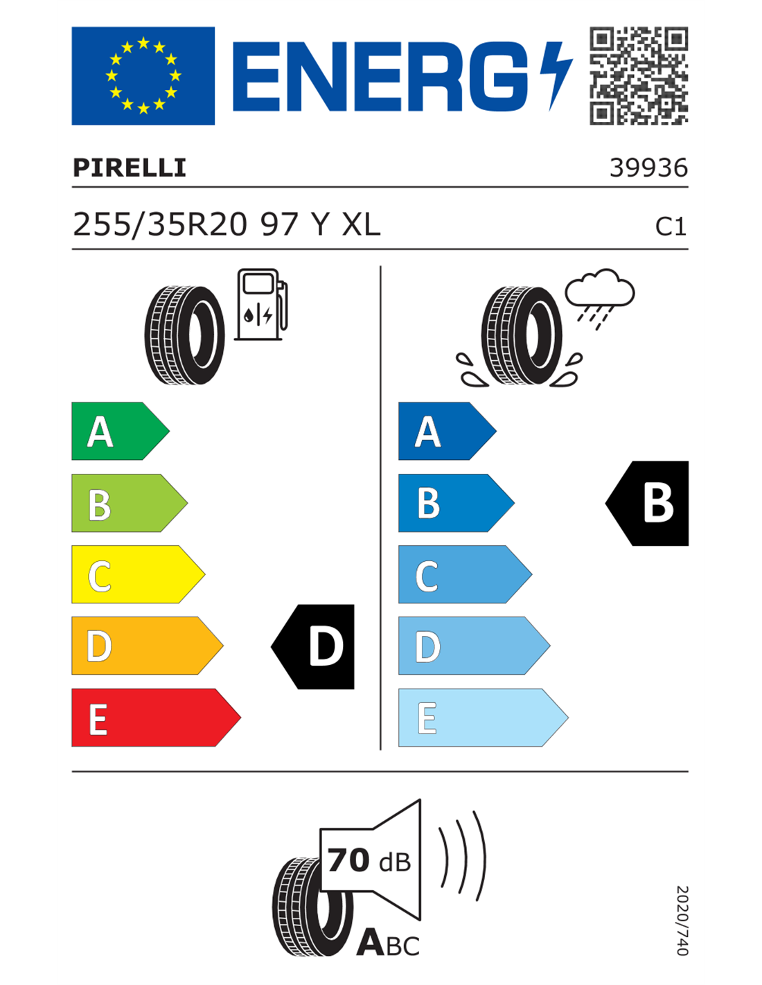 PIRELLI P-ZERO (PZ4) (*) 255/35 R20 97Y XL