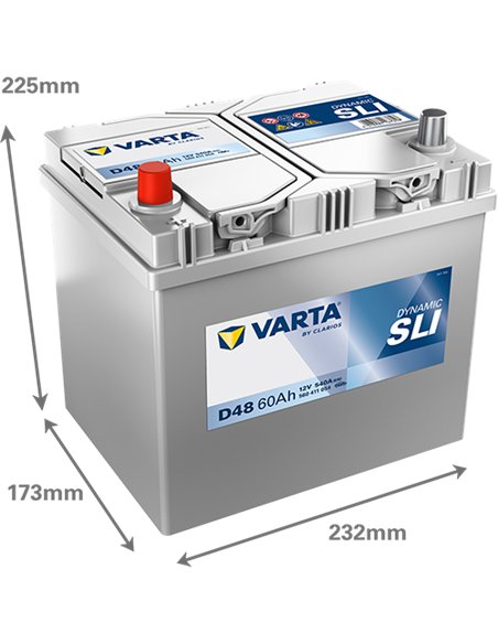 VARTA DYNAMIC SLI D48 12V 60Ah 540A