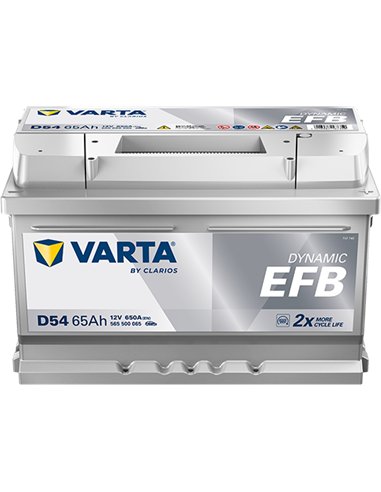 VARTA DYNAMIC EFB D54 12V 65Ah 650A