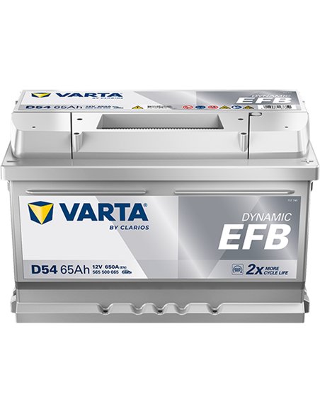 VARTA DYNAMIC EFB D54 12V 65Ah 650A
