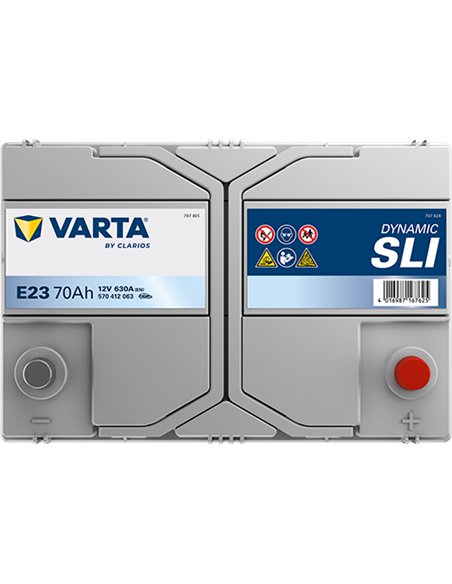 VARTA DYNAMIC SLI 23 12V 70Ah 630A VARTA DYNAMIC SLI 23 12V 70Ah 630A