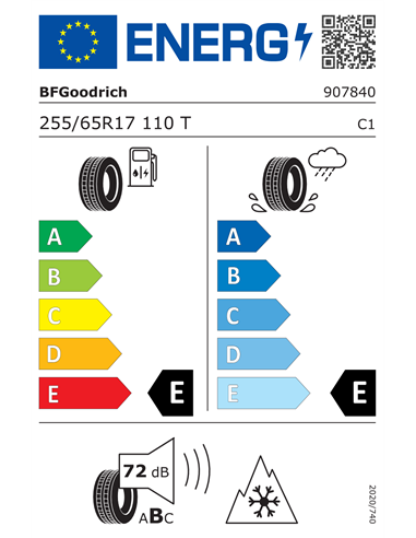 BF GOODRICH TRAIL-TERRAIN TA 255/65 R17 110T