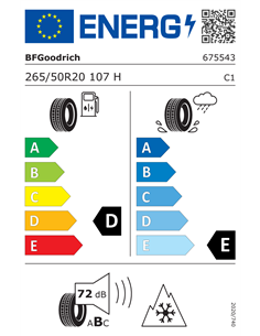 BF GOODRICH TRAIL-TERRAIN TA 265/50 R20 107H 2