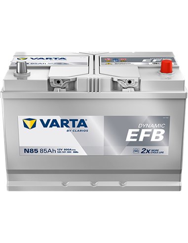 VARTA DYNAMIC EFB N85 12V 85Ah 800A VARTA DYNAMIC EFB N85 12V 85Ah 800A