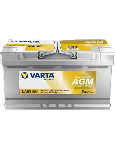 VARTA DYNAMIC AGM LA95 12V 95Ah 850A