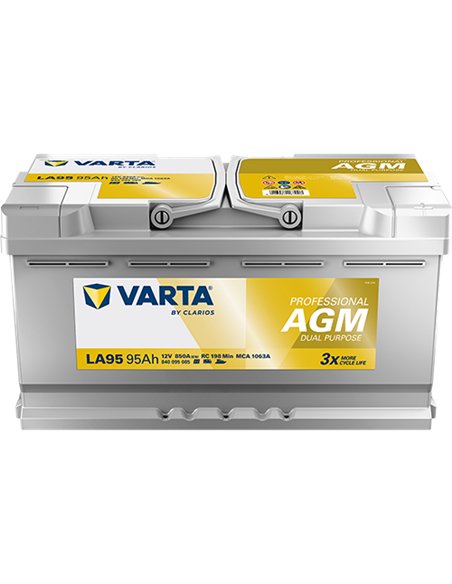 VARTA DYNAMIC AGM LA95 12V 95Ah 850A