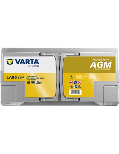 VARTA DYNAMIC AGM LA95 12V 95Ah 850A