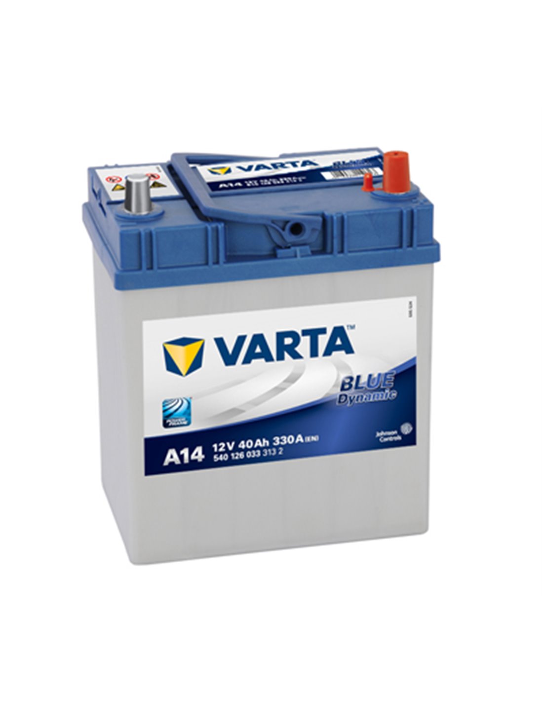 VARTA Blue Dynamic 12V 40Ah 330A – Borna Normala (dreapta +) Baterii Auto