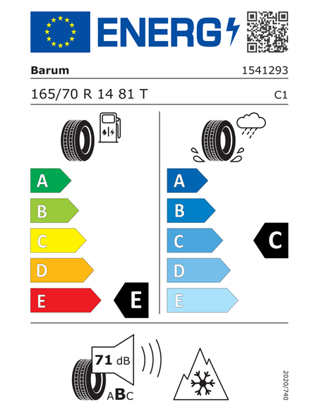 BARUM POLARIS 5 165/70 R14 81T
