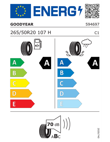 GOODYEAR EAGLE F1 ASYMMETRIC 5 MO 265/50 R20 107H