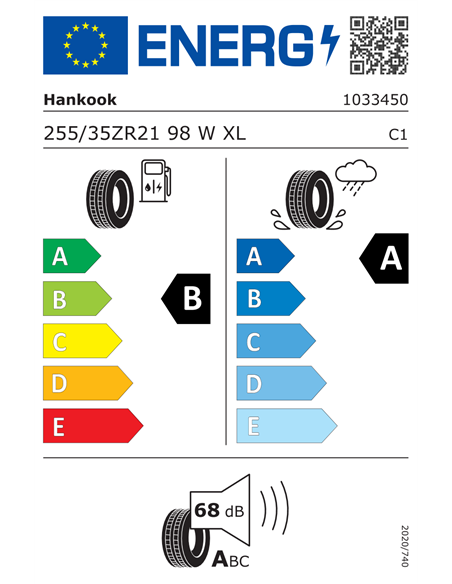 HANKOOK IK01A ION EVO SUV 255/35 R21 98W XL