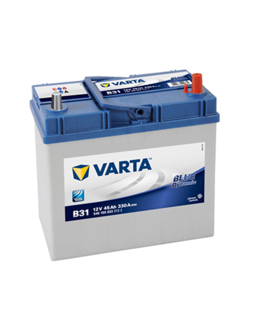 VARTA Blue Dynamic 12V 45Ah 330A – Borna Normala (dreapta +) Baterii Auto