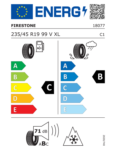 FIRESTONE WINTERHAWK 4 235/45 R19 99V XL