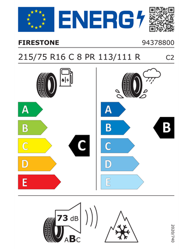 FIRESTONE VANHAWK MULTISEASON 215/75 R16C 113/111R