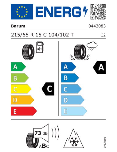 BARUM VANIS ALLSEASON 6PR 215/65 R15C 104/102T