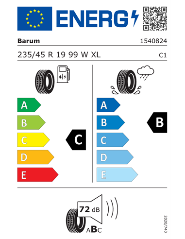 BARUM BRAVURIS 5HM 235/45 R19 99W XL BARUM BRAVURIS 5HM 235/45 R19 99W XL