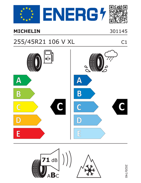 MICHELIN PILOT ALPIN 5 SUV 255/45 R21 106V XL