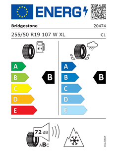 BRIDGESTONE BLIZZAK 6 255/50 R19 107W XL 2