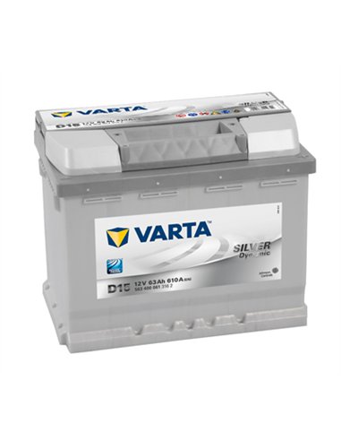 VARTA Silver Dynamic 12V 63Ah 610A